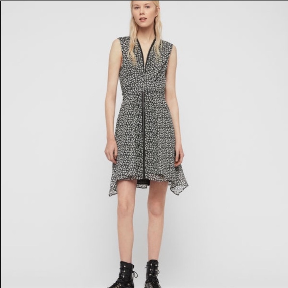 NWT ALLSAINTS Jayda Scatter Dress
